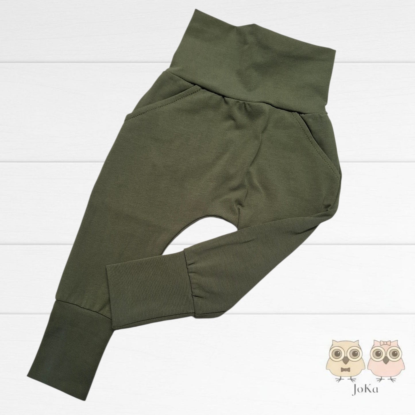 Pantalon évolutif Uni Vert khaki 28