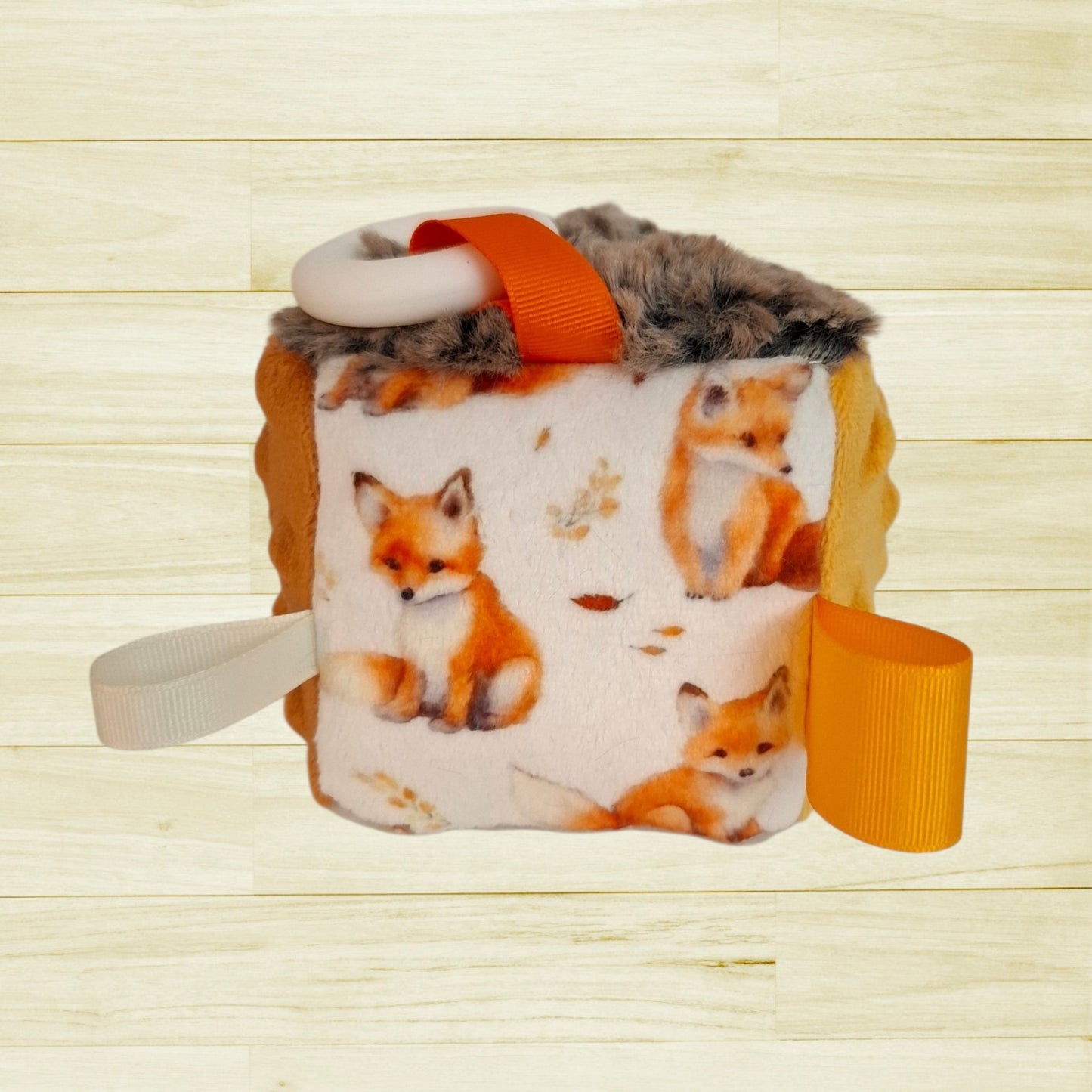 Mini cube Renard aquarelle