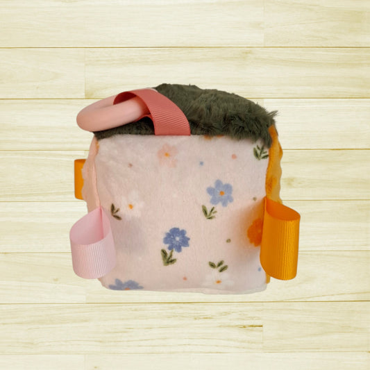 Mini cube Fleurs des champs cottagecore