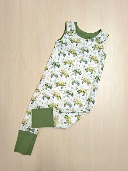 Romper évolutif Tortues et feuillage