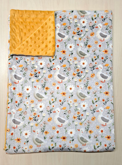 Couverture Canards floral
