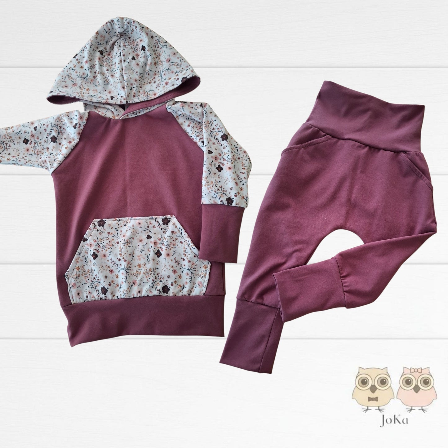 Pantalon évolutif Uni Mauve 1319