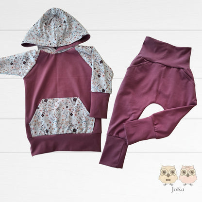 Pantalon évolutif Uni Mauve 1319