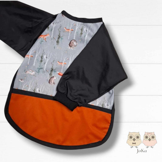 Bavette/ tablier à manches Animaux hivernaux