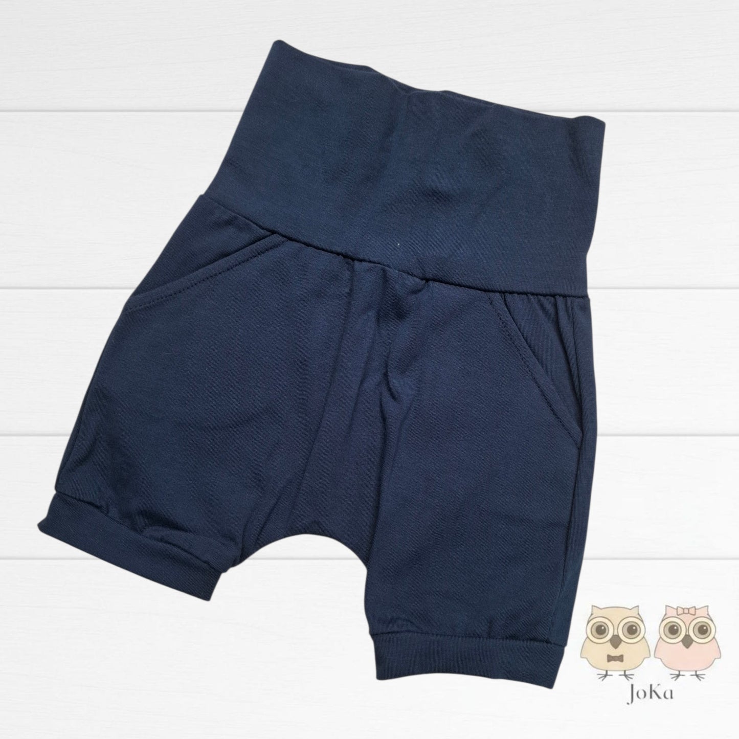 Short évolutif uni Bleu cobalt