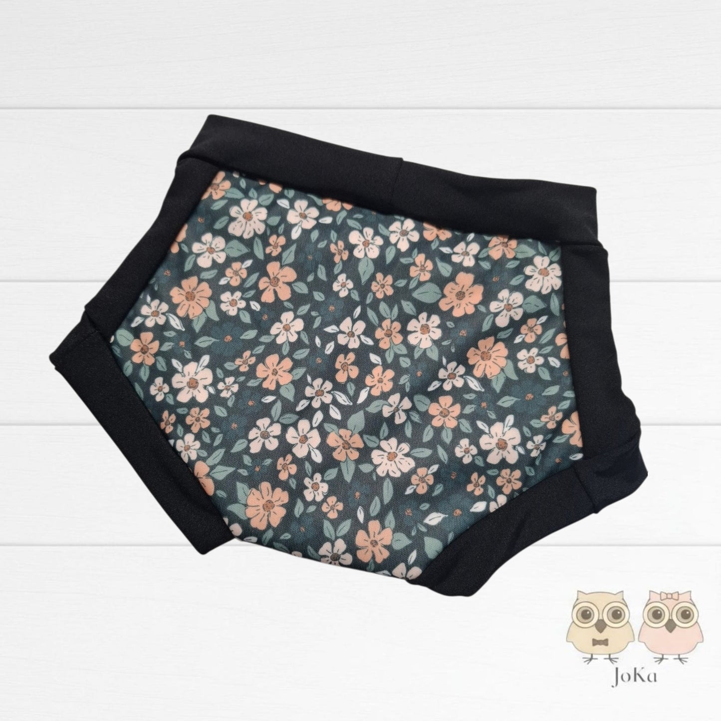 Culotte d'entrainement Fleurs saumon