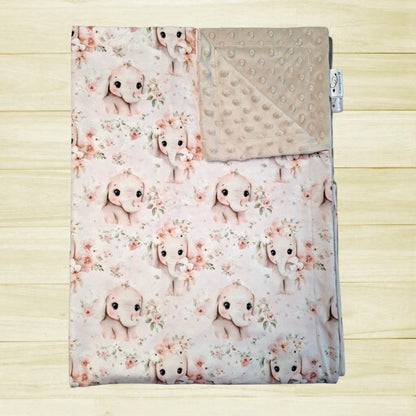 Couverture Éléphanteau floral