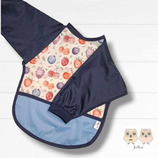 Bavette / tablier à manches Fruits aquarelle