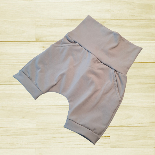 Short évolutif uni Gris sable