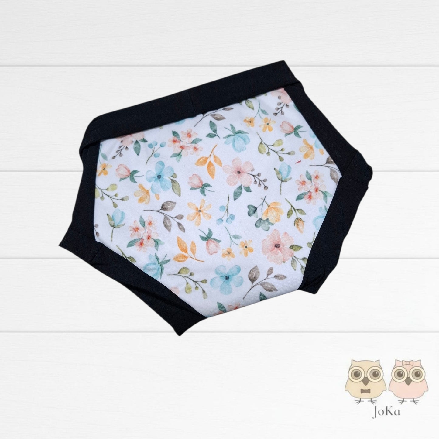 Culotte d'entrainement Fleurs turquoise