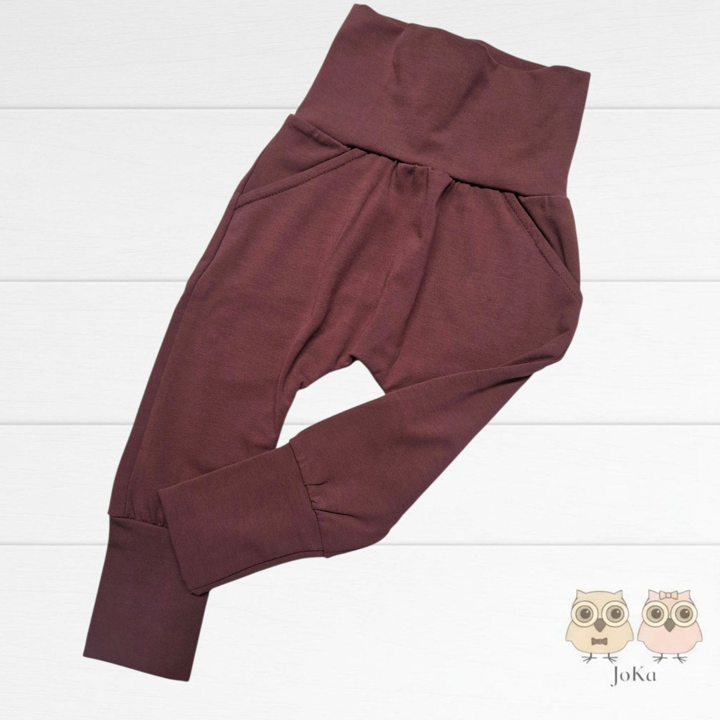 Pantalon évolutif Uni Mauve