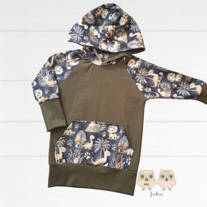 Hoodie évolutif Dinosaures préhistorique