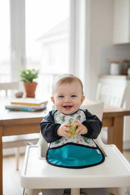 Bavette / tablier à manches Bébés dragons