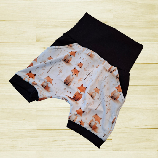Short évolutif Renards aquarelle