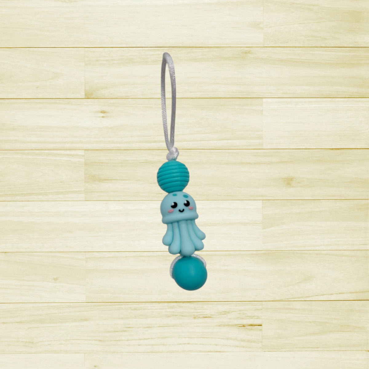 Zipette Méduse turquoise 3D