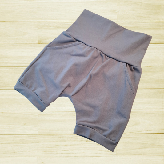 Short évolutif uni Gris éléphant