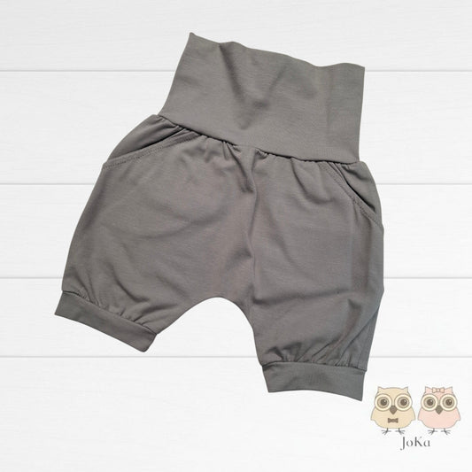 Short évolutif uni Gris médium