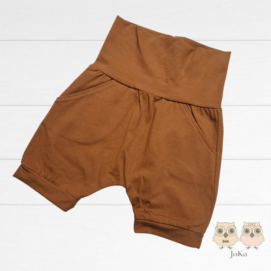 Short évolutif uni Caramel