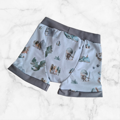 Boxer Courageux chevaliers et dragons