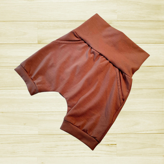 Short évolutif uni Caramel