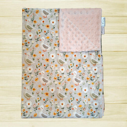 Couverture Canards floral