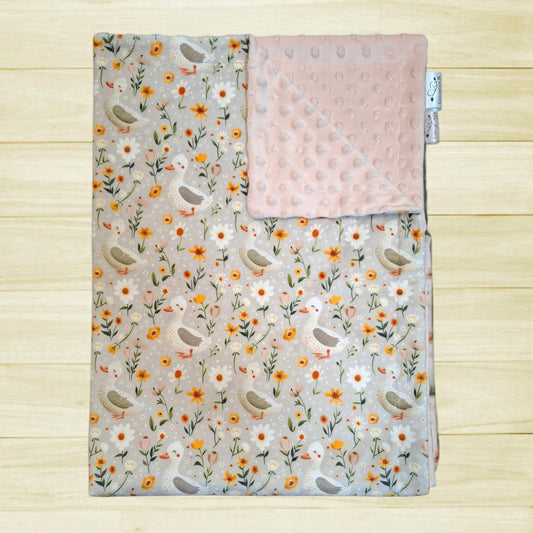 Couverture Canards floral