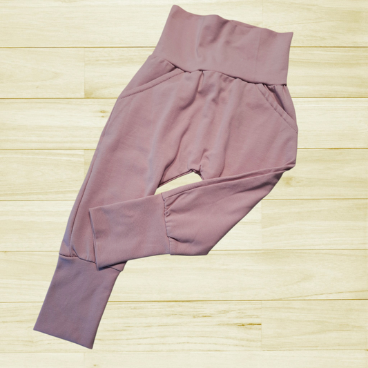 Pantalon évolutif Uni Vieux rose