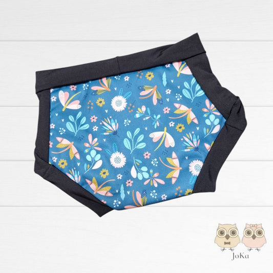 Culotte d'entrainement Libellules bleu