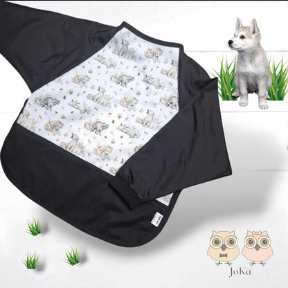 Bavette / tablier à manches Animaux des prés