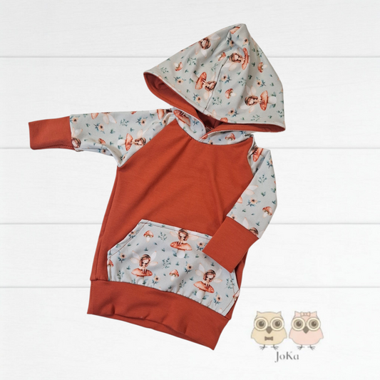 Hoodie évolutif Fées sur champignons