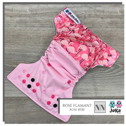 Cloth diaper 2.0 Rose flamant New born
