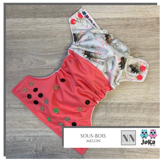 Couche lavable 2.0 Sous-bois Nouveau-né