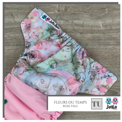 Cloth diaper 2.0 Fleurs du temps One size