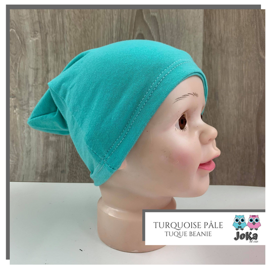 Tuque beanie Turquoise pâle