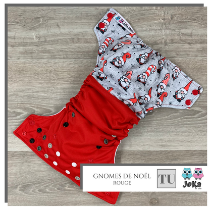 Cloth diaper 2.0 Gnomes de Noël Large
