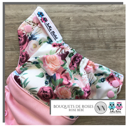 Cloth diaper 2.0 Bouquets de roses New born