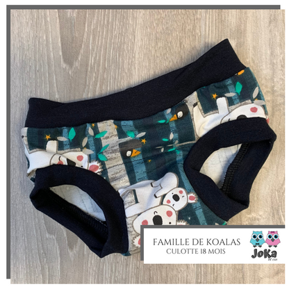 Koala family panties