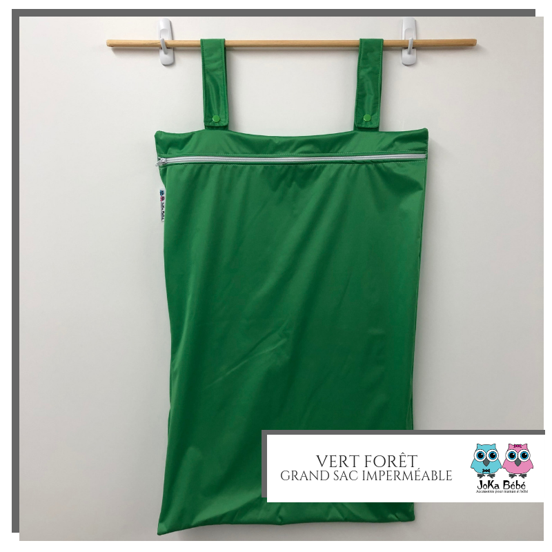 Sac imperméable à suspendre Uni Vert forêt