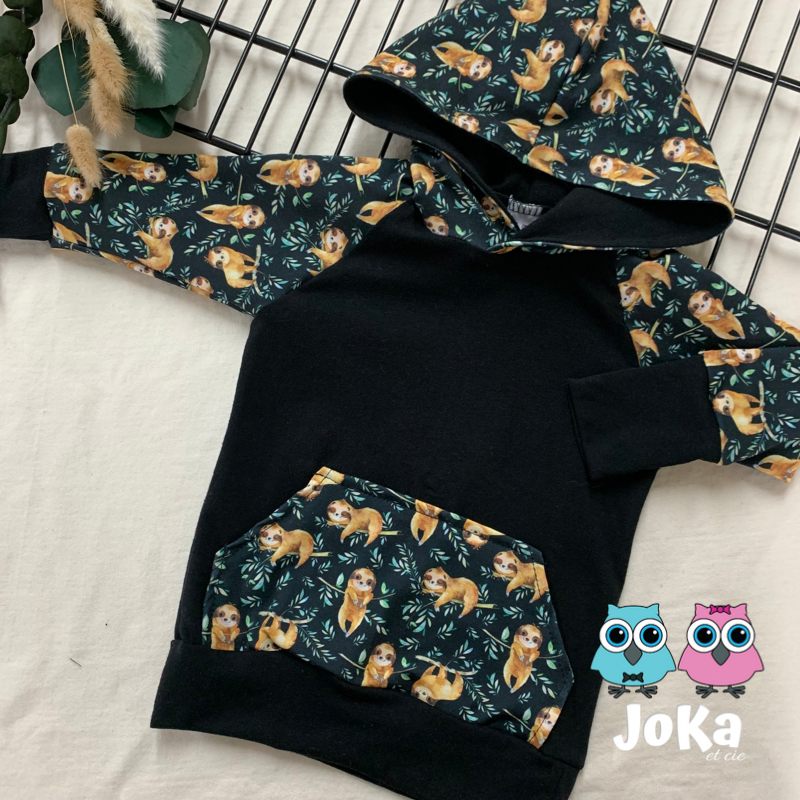 Hoodie évolutif Paresseux suspendus