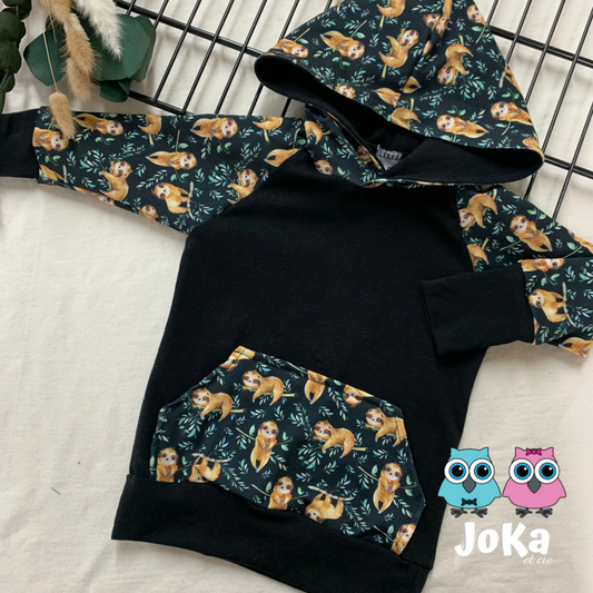 Hoodie évolutif Paresseux suspendus