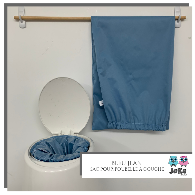 Diaper bin bag Bleu jean