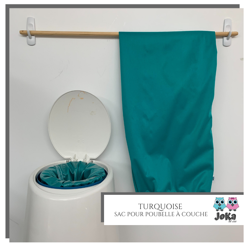 Diaper bin bag Turquoise