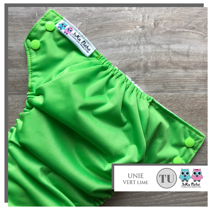 Cloth diaper Lime green One size